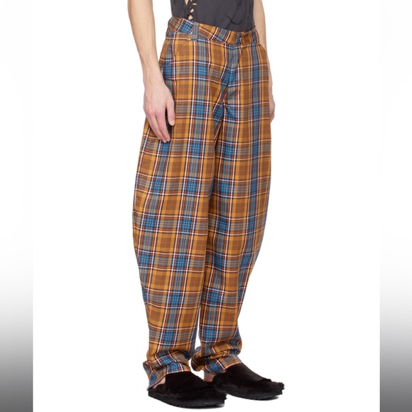 Collina Strada Other - Collina Strada Plaid Orange GRR Trousers
